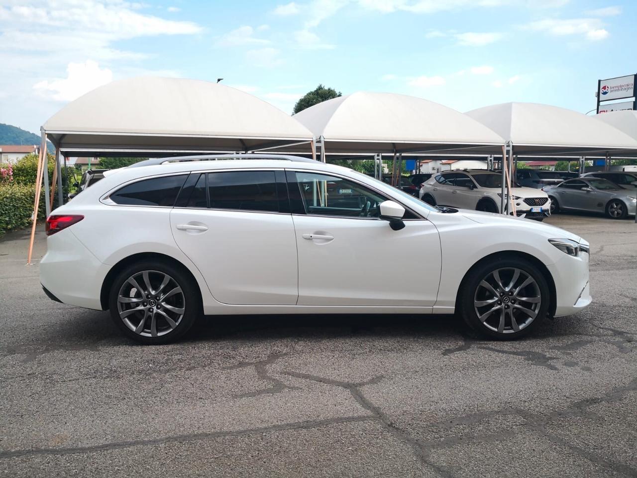 Mazda 6 2.2L Skyactiv-D 175CV Wagon ***TETTO***TELECAMERA***HEAD UP DISPLAY***
