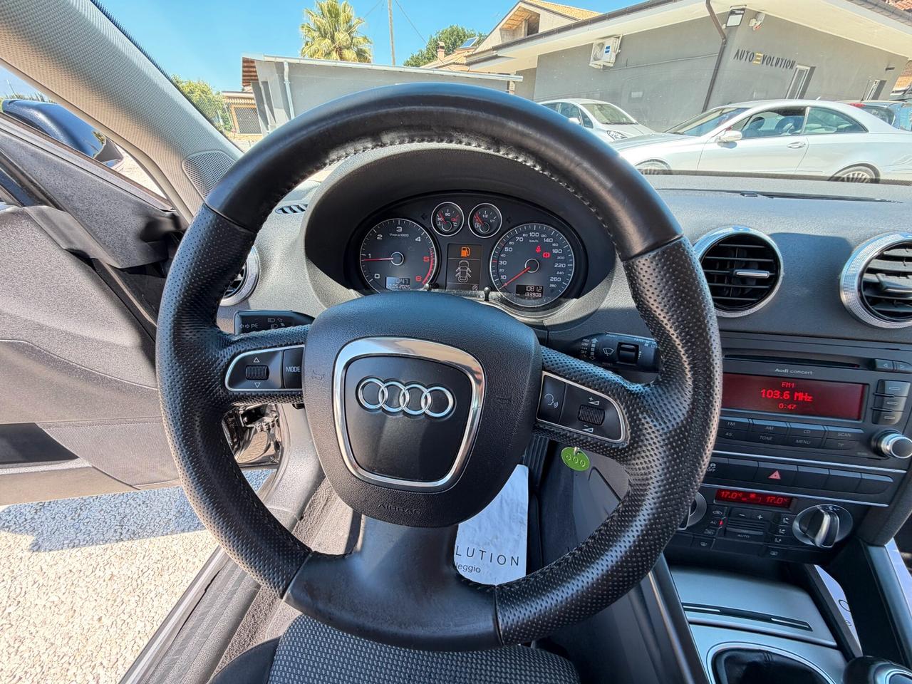 Audi A3 SPB 1.6 TDI 105 cv 133.892 km unico proprietario