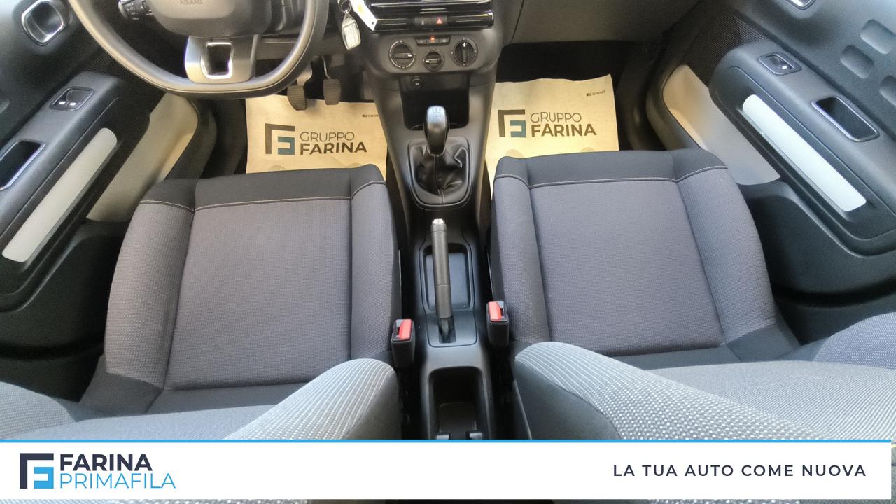 CITROEN C3 III 2017 - C3 1.2 puretech Feel s&s 83cv neopatentati my20