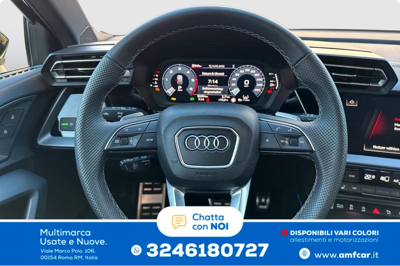 Audi A3 Sportback 35 S LINE PANO SONOS CAM ACC LM18