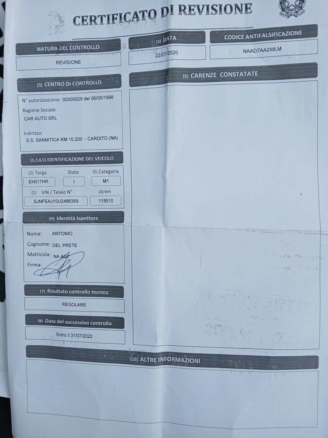 Qashqai 1.6 dCi 131cv modello n-tec full optional