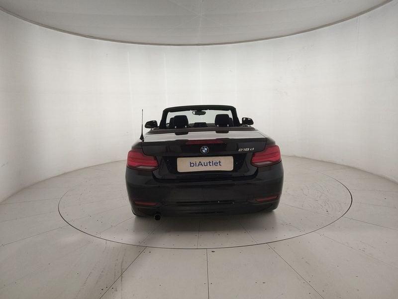 BMW Serie 2 218d Cabrio Sport auto my18