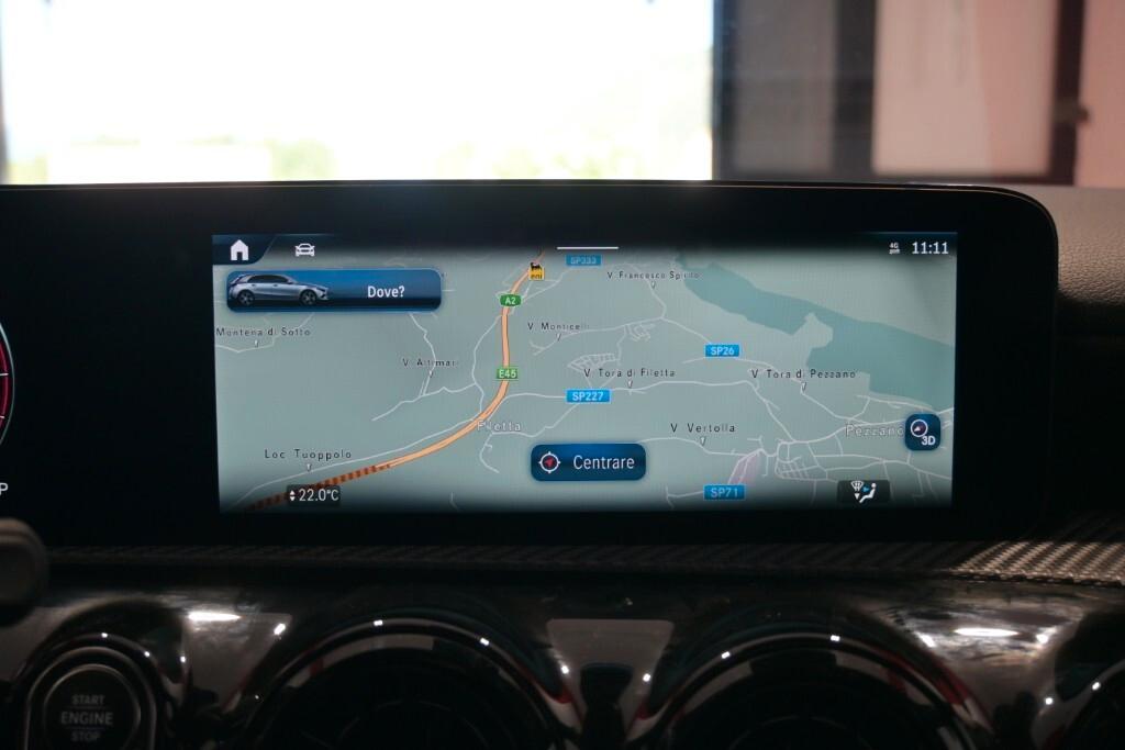 MERCEDES-BENZ A 180D NEW 115CV AUTOMATC BUSINESS LINE ( FARI LED - CRUISE - PELLE - NAVI PREMIUM - PARK ASSIST - TELECAMERA POST. ) CC. 1.950