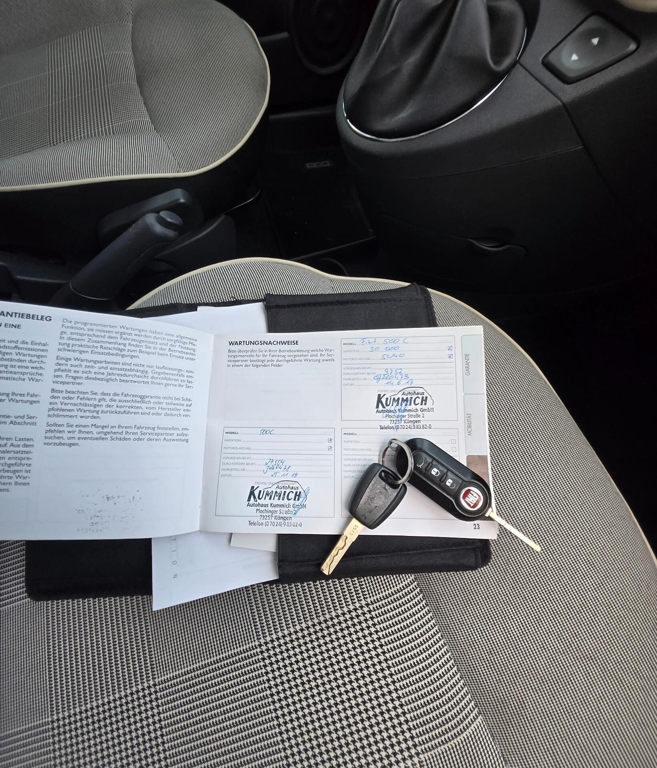 Fiat 500 C 1.2 Pop Star Restyling 2017