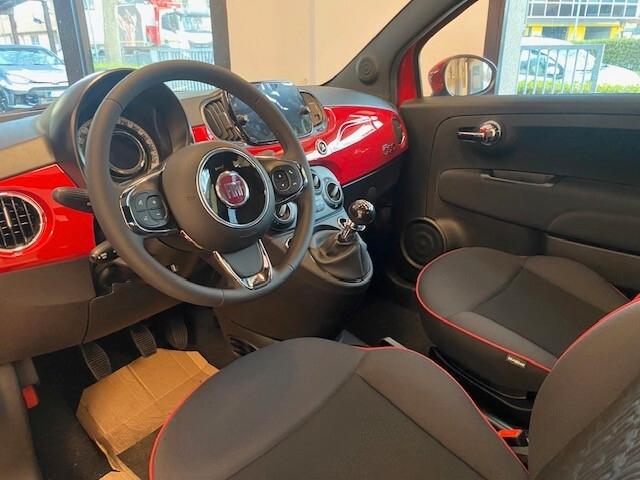 Fiat 500 1.0 Hybrid Red
