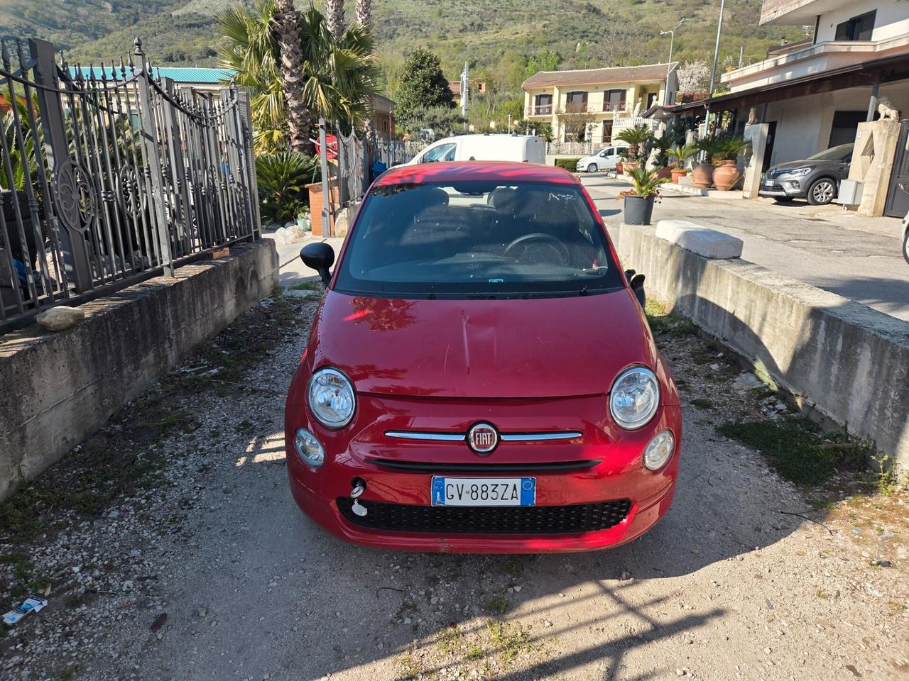 Fiat 500 1.0 Hybrid Red ANNO 2024- SINISTRATA