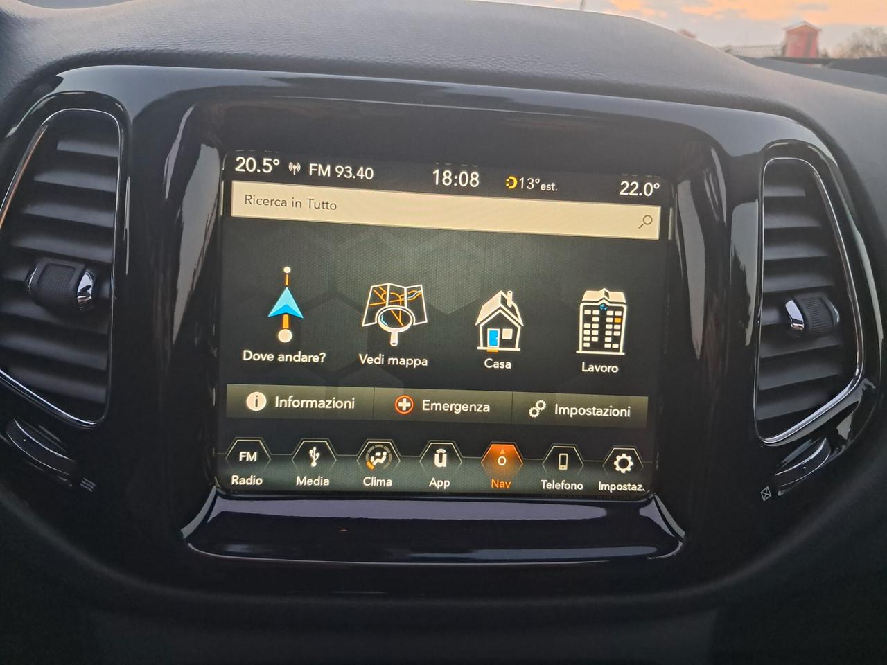 JEEP COMPASS 2.0 Mtj 140cv Limited*TETTO*XENON*LED*PELLE