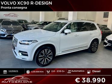 Volvo XC 90 AWD automatico 7 posti R-design FINANZIABILE