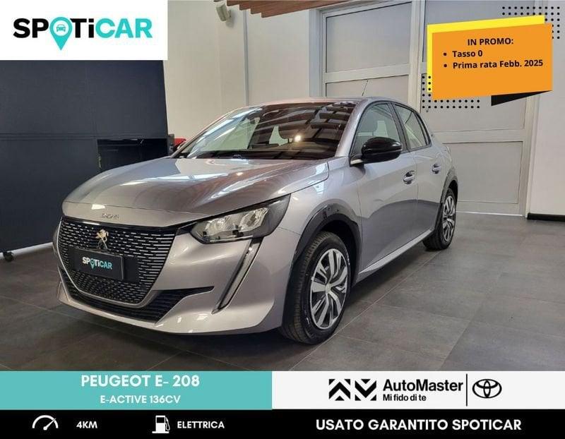 Peugeot 208 motore elettrico 136 CV 5 porte Active Pack