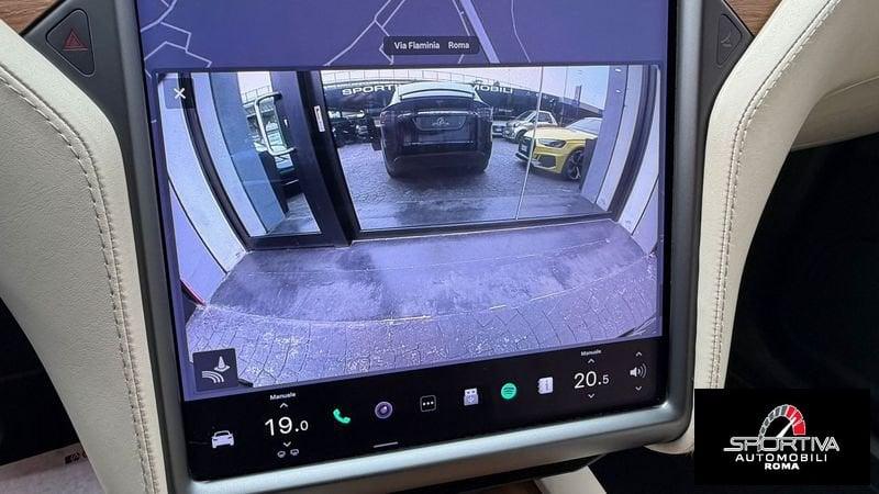 Tesla Model X UNICO PROPRIETARIO ANTICIPO 14990 EURO RATA MENSILE 487,00 EURO 100 kWh Dual Motor Long Range 4WD au