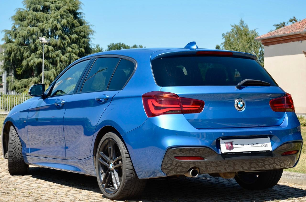 BMW 118d MSPORT 5p 150cv, SERVICE BMW, EURO 6C, TETTO, FARI LED, NAVI, 18", PERMUTE