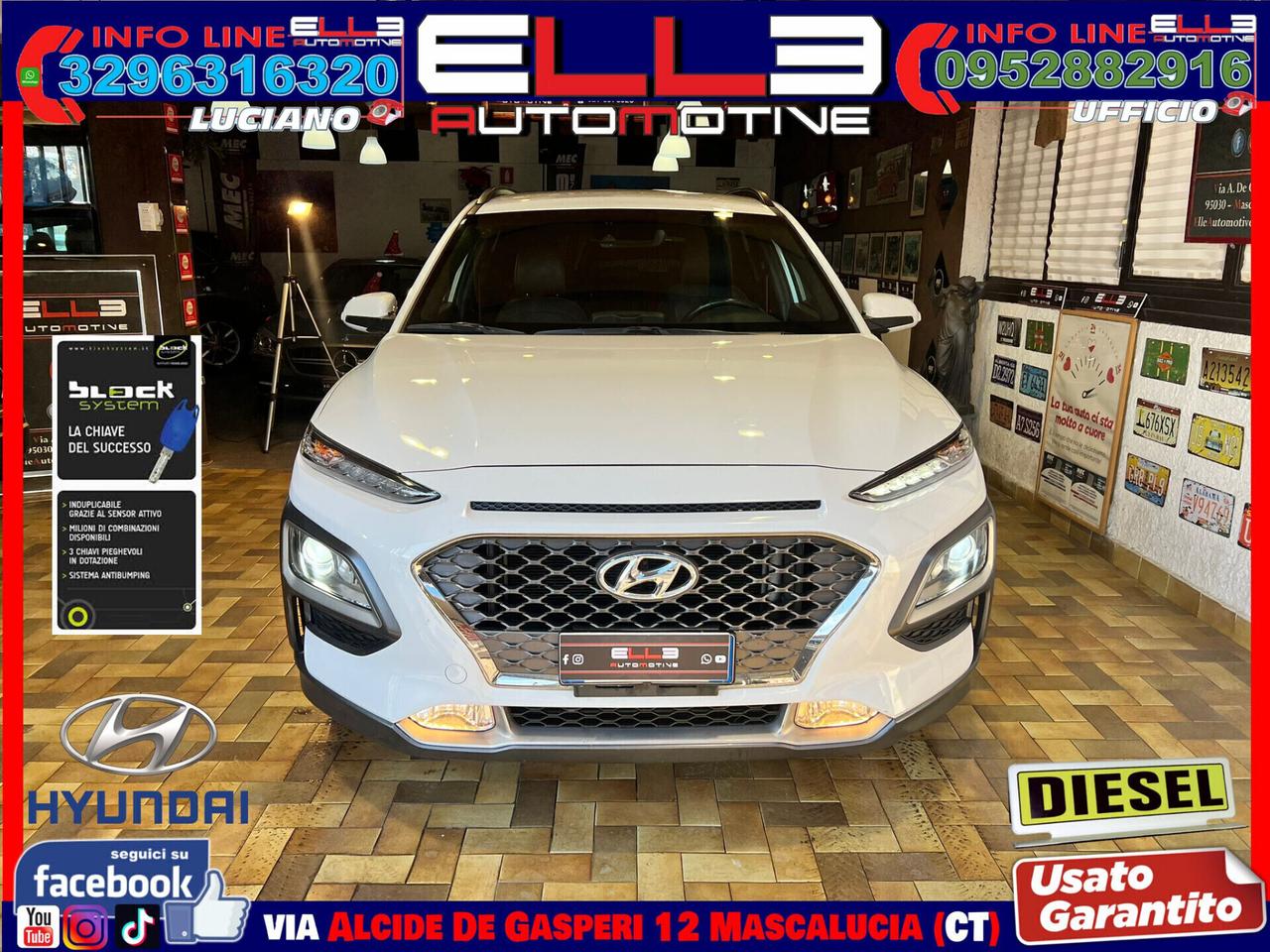 Hyundai Kona 1.6 CRDI 115 CV BLOCK SYSTEM