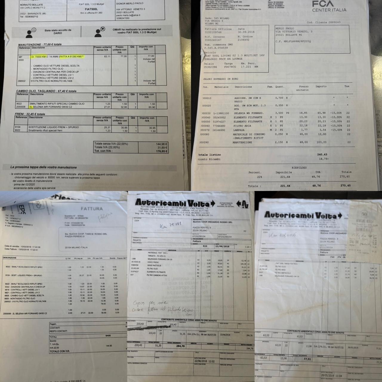 Fiat 500L Living 1.3 dualogic*tagliandi certificati