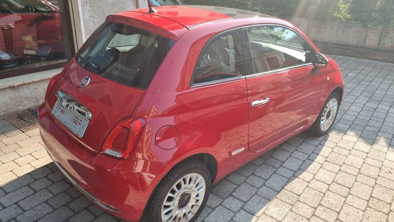 Fiat 500 1.2 Lounge 69 cv anno 2018 km 62000