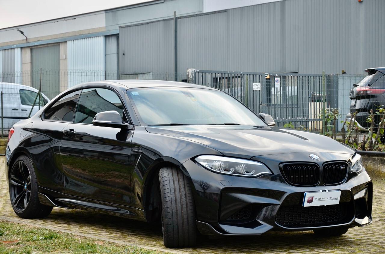 BMW M2 COUPE 3.0 370cv DKG, ECCELLENTI CONDIZIONI, CARBONIO, SCARICO, HARMAN&KARDON, FARI LED ADATTIVI, RETROCAMERA, PELLE, PERMUTE