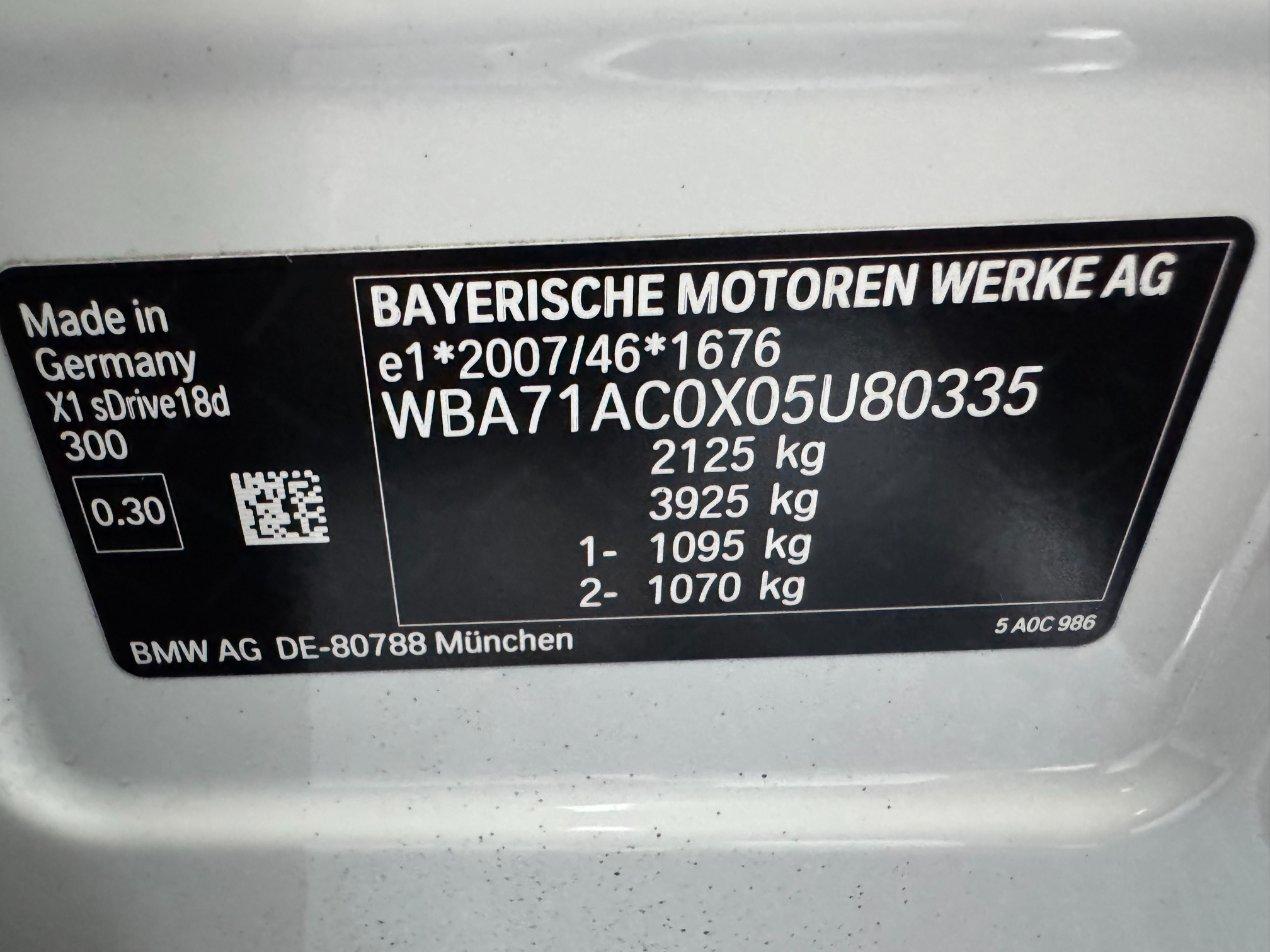 BMW X1 sdrive18d Sport auto Navi led Tagliandi Bmw