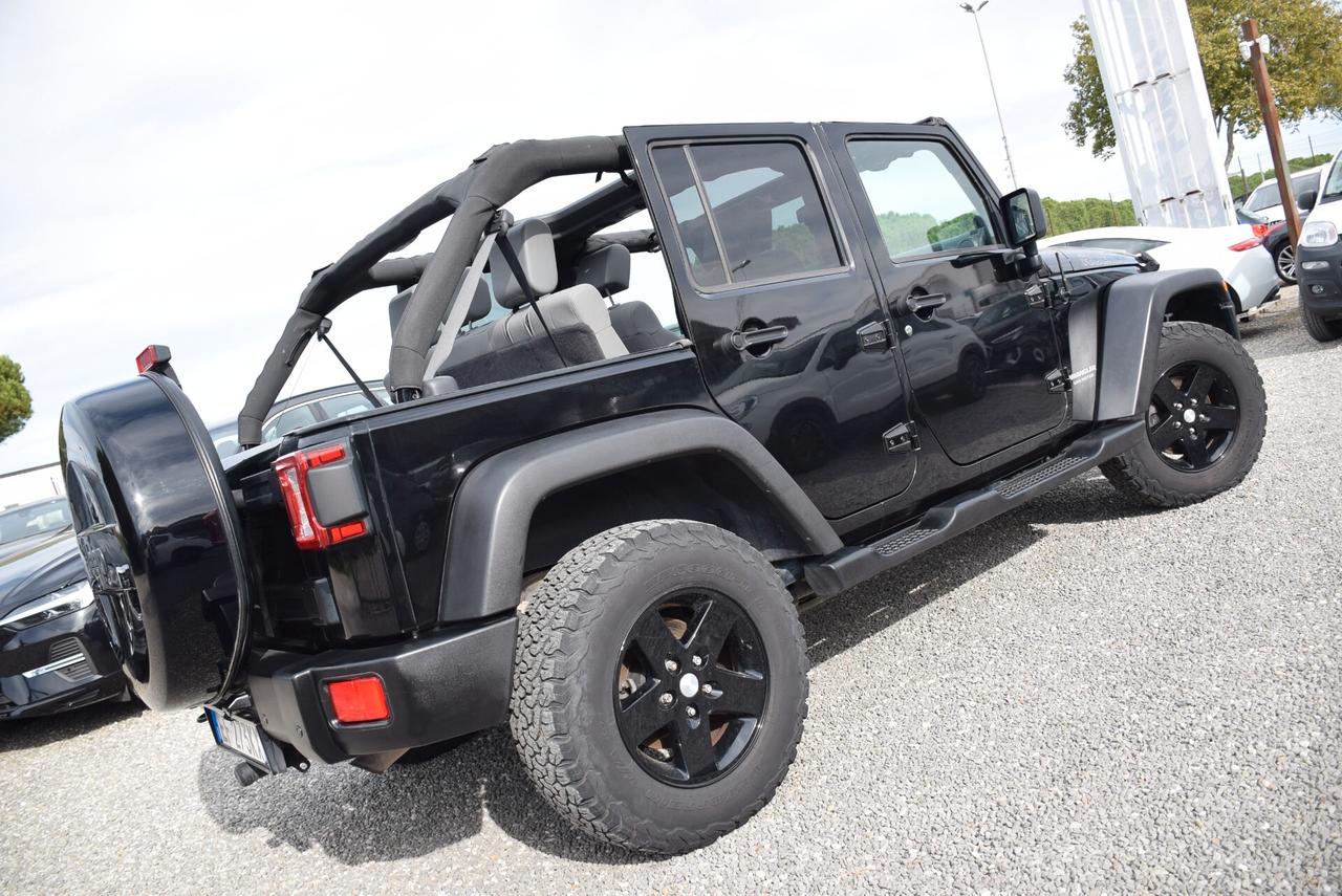 Jeep Wrangler 4X4 Unlimited 2.8 CRD Rubicon Autom. MOTORE NUOVO - GANCIO - FULL