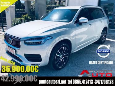 Volvo XC90 B5 (d) hybrid AWD7 posti PELLE TELECAM