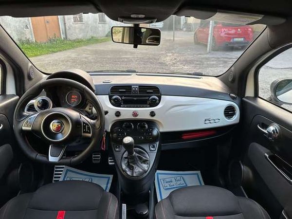 Coprivolante Fiat nuova 500 vera pelle nera - integrale Cuciture  Personalizza Pelle Personalizza