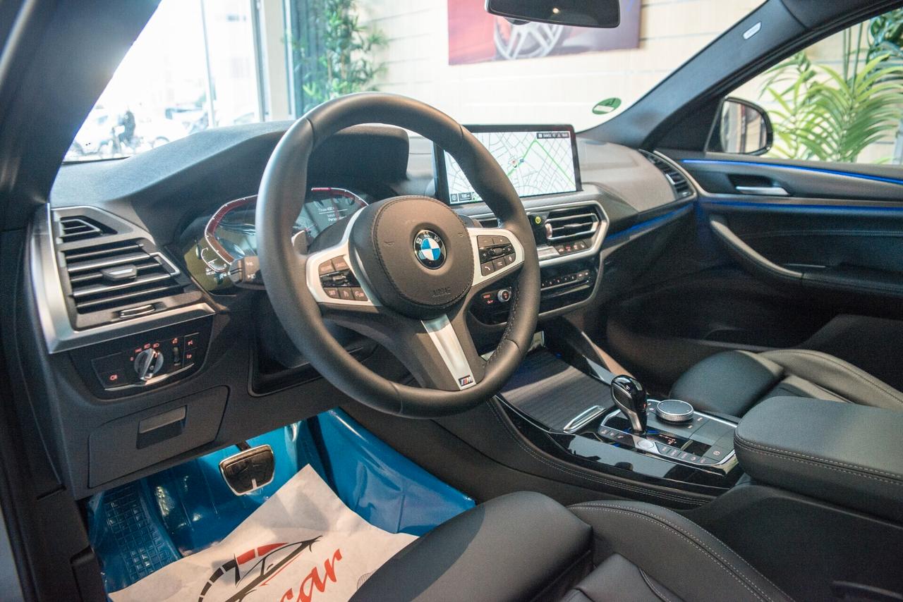BMW X4 X-DRIVE 2.0d mhev 48V MSPORT TETTO NAVI CERCHI VIRTUAL TELECAMERA 360 GRADI