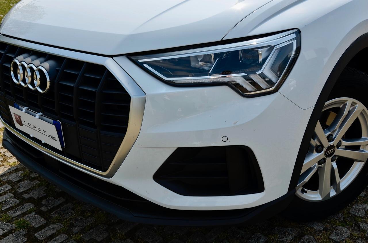 AUDI Q3 35 2.0 TDI BUSINESS 150cv S-TRONIC, GAR, AUDI 8/26, UNICOPR, SERVICE AUDI, UFF ITALIANA, EURO 6E, FULL LED, PERMUTE