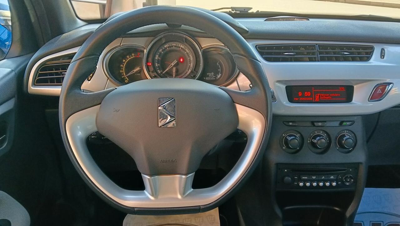 CITROEN DS 3 1.2 BENZ-GARANZIA FULL