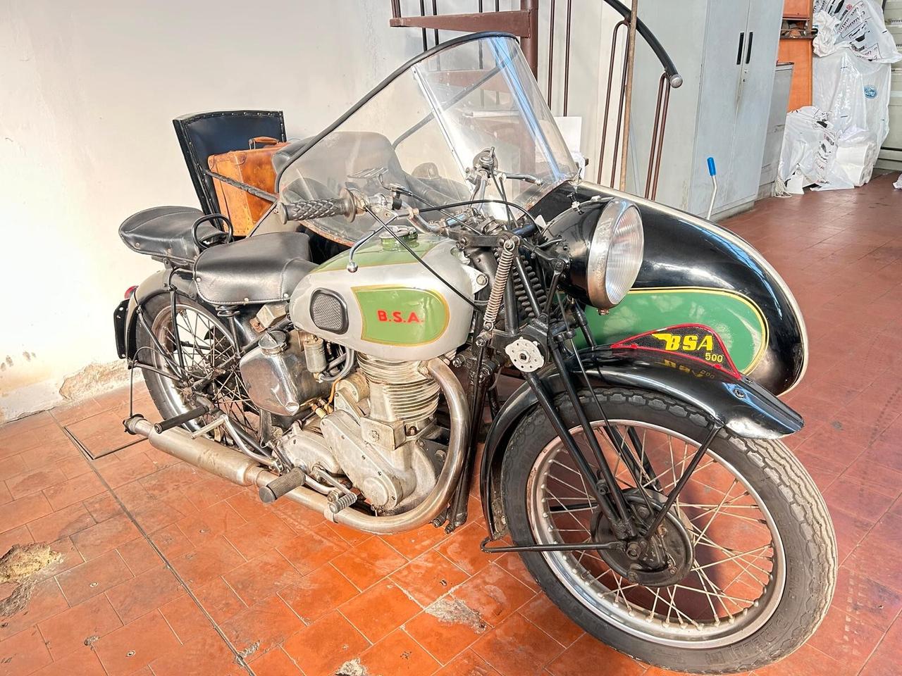 BSA 500 CON SIDECAR – 1947