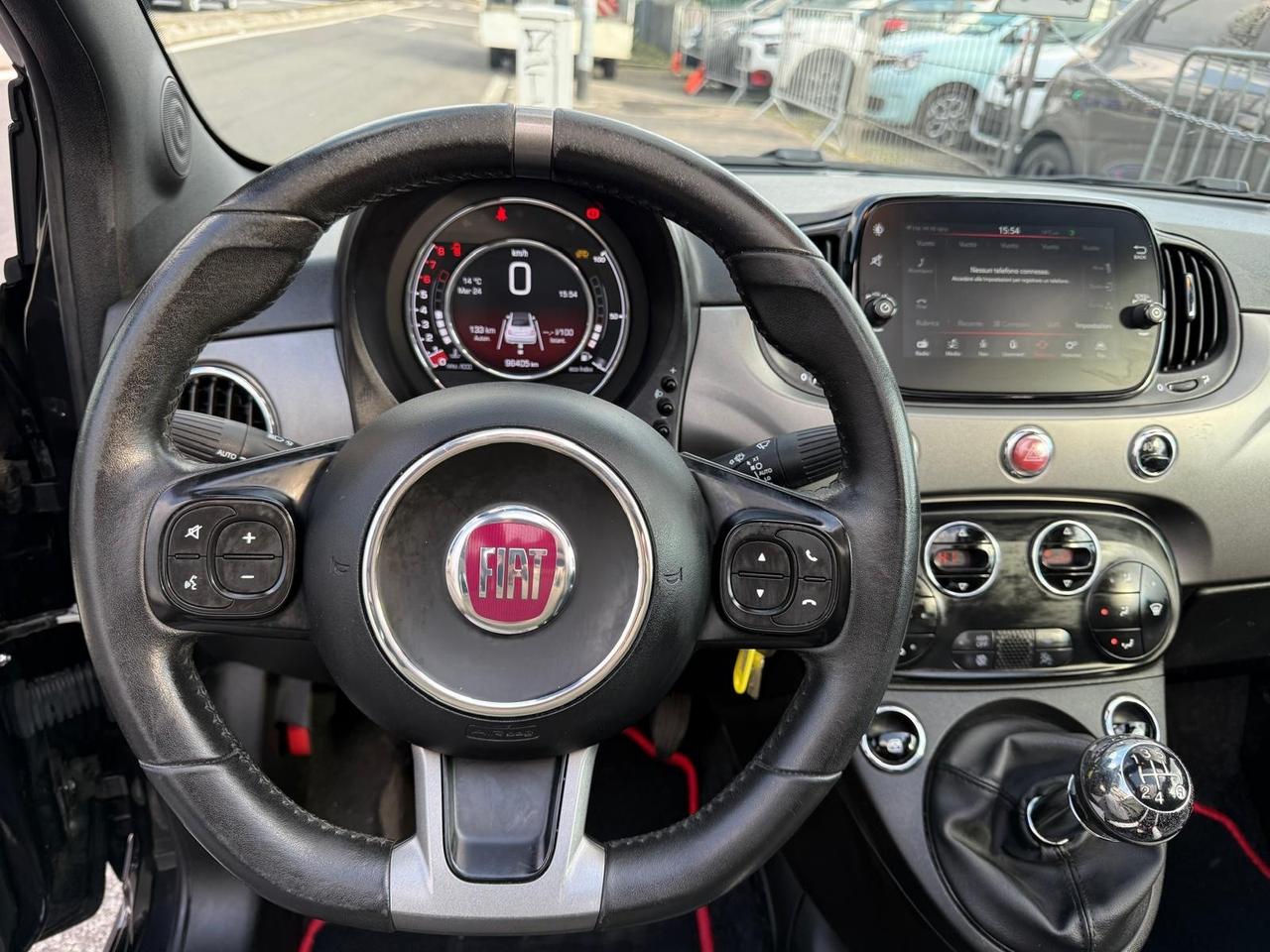 Fiat 500 1.2 Cabrio Sport pelle Navi C manuale
