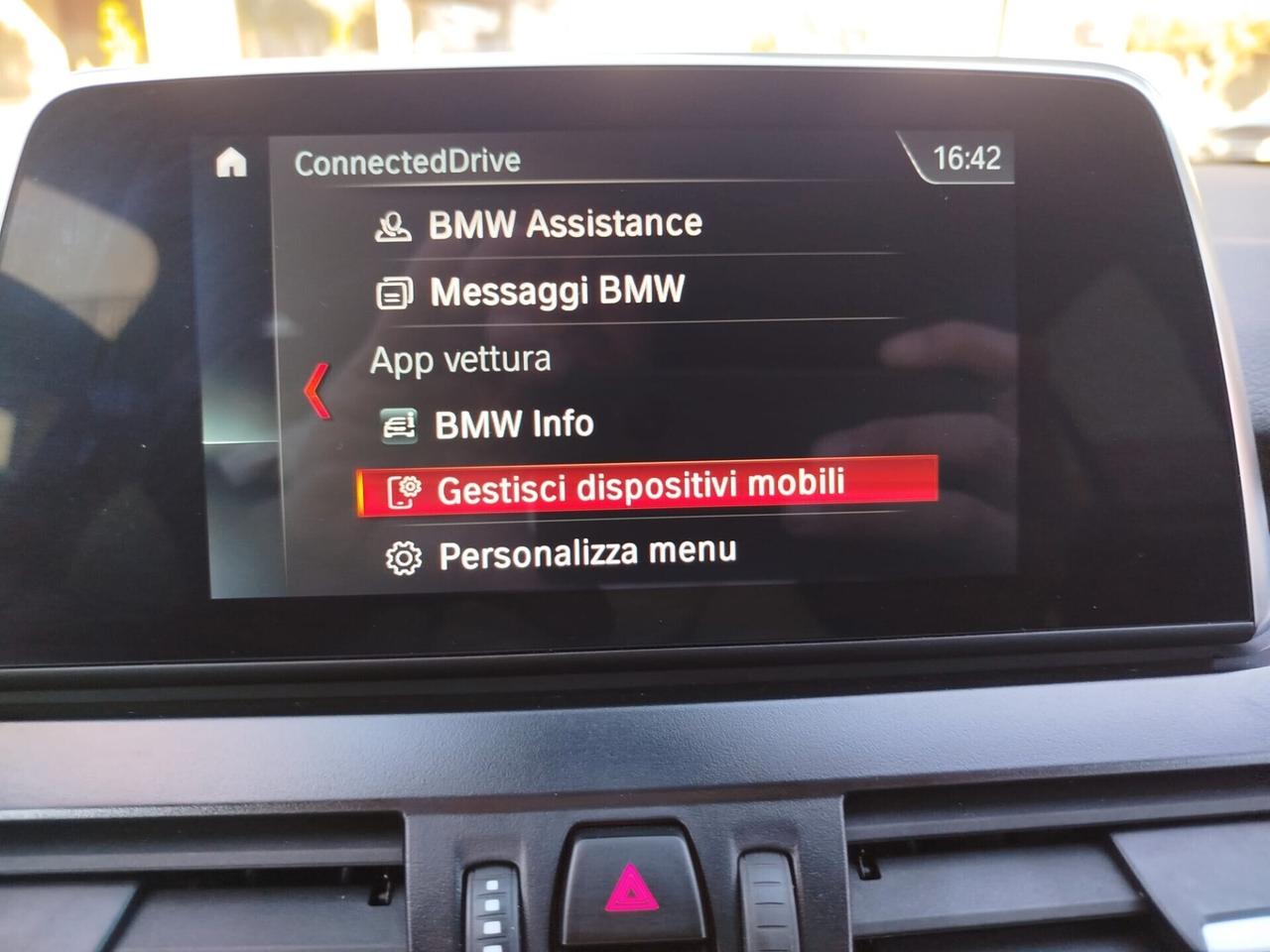 BMW 216d-AUTOMATICO*PREZZO VERO* UNIPRO- KM CERTI- GARANZIA 12 MESI