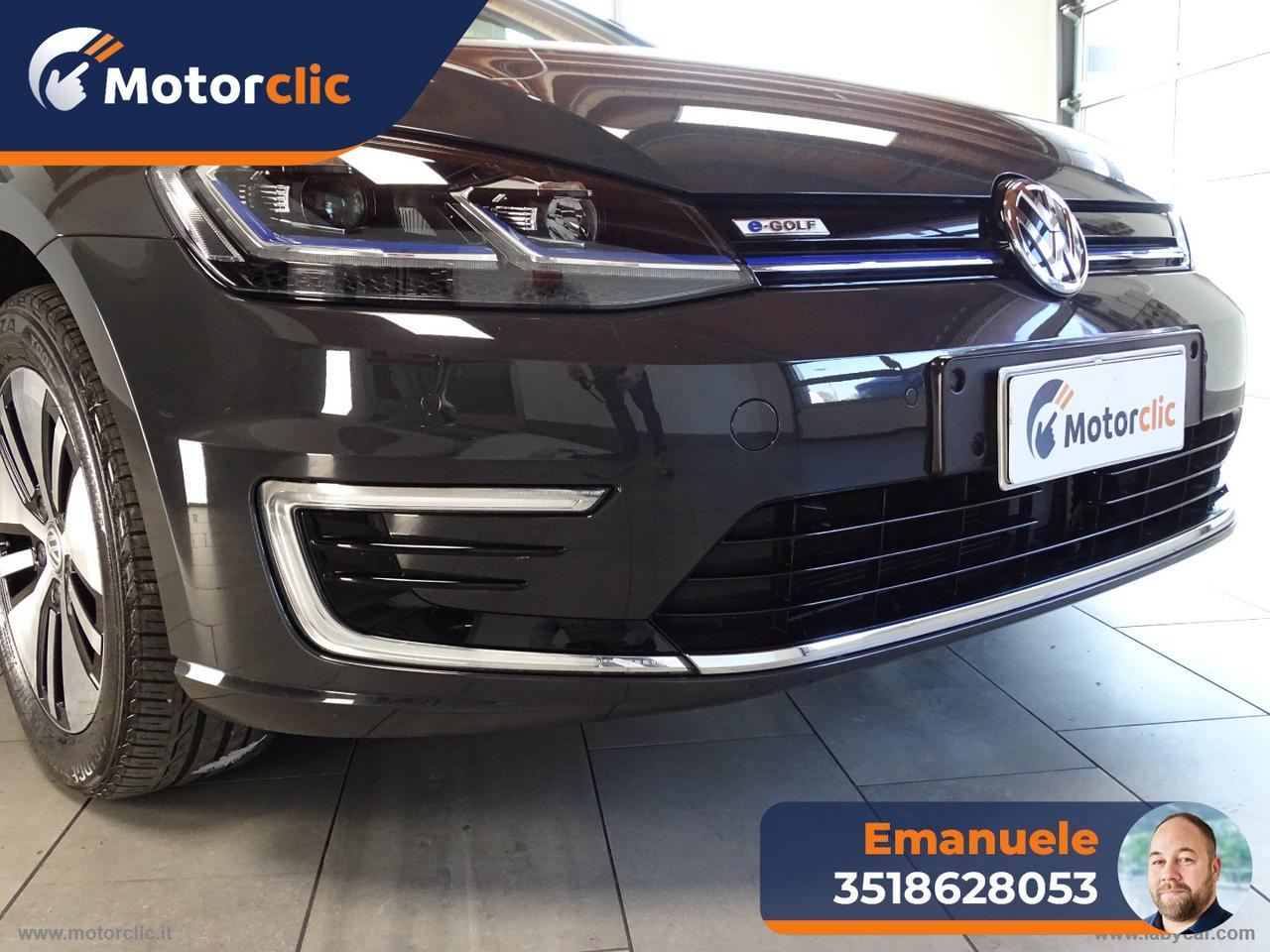 VOLKSWAGEN e-Golf 136 CV PREZZO REALE