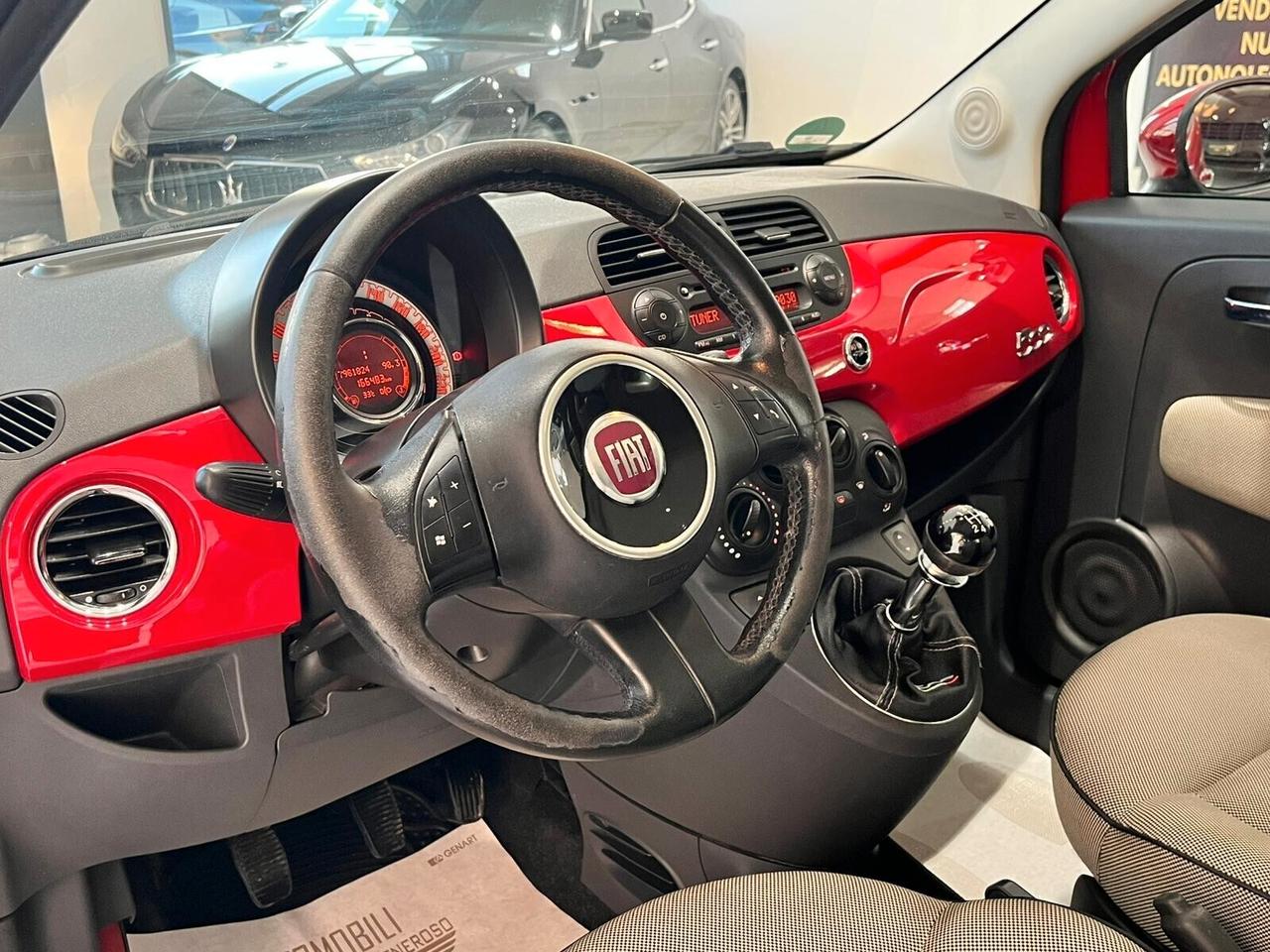 FIAT 500 1.2 69CV LOUNGE CON TETTO PANORAMICO