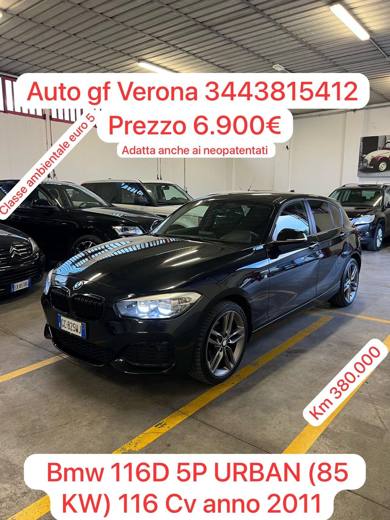 Bmw 116 116d 2.0 116CV cat 5 porte DPF