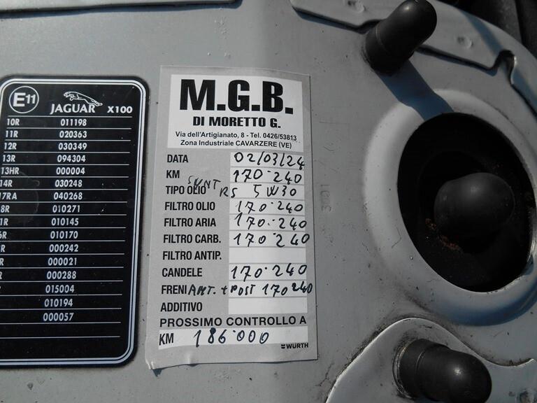 JAGUAR XK8 4.0 COUPE' ISCRITTA A.S.I CRS