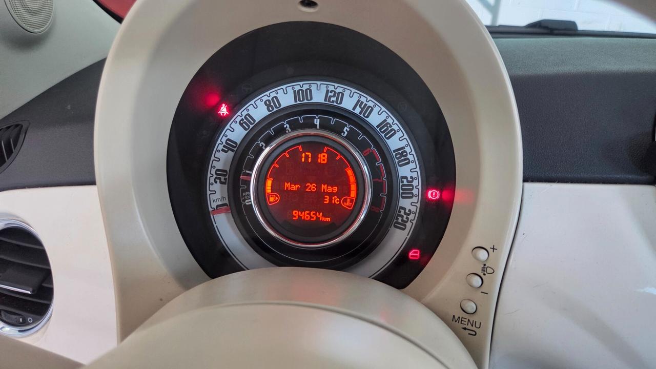 Fiat 500 1.2 GQ interni pelle