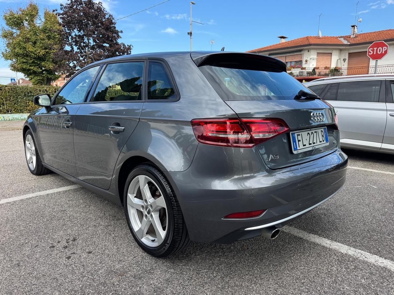 A3 SPB 1.6 TDI 116 CV S tronic Sport