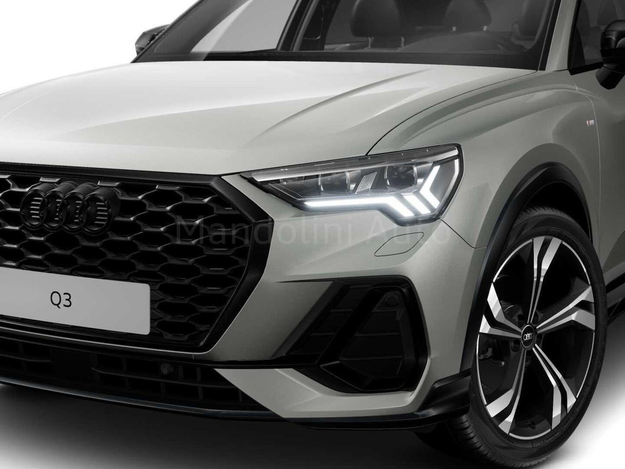 Audi Q3 sportback 35 2.0 tdi identity black s tronic