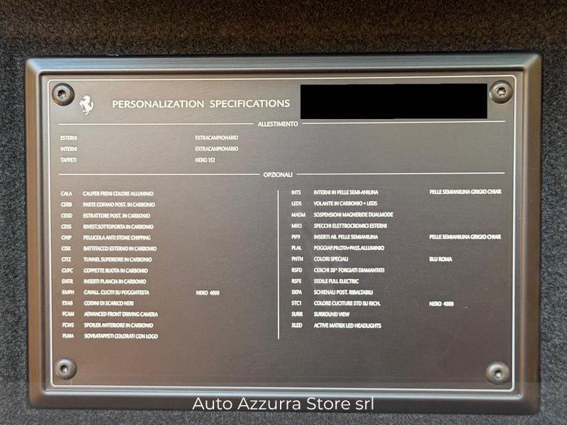 Ferrari Roma Roma 3.9 F1 DCT | PRONTA CONSEGNA, IVA, CARBON, BLU ROMA, SERVICE FERRARI, UNIPRO