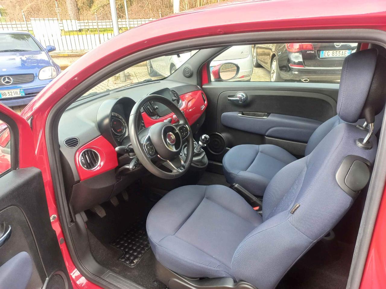 Fiat 500 1.0 Hybrid Red