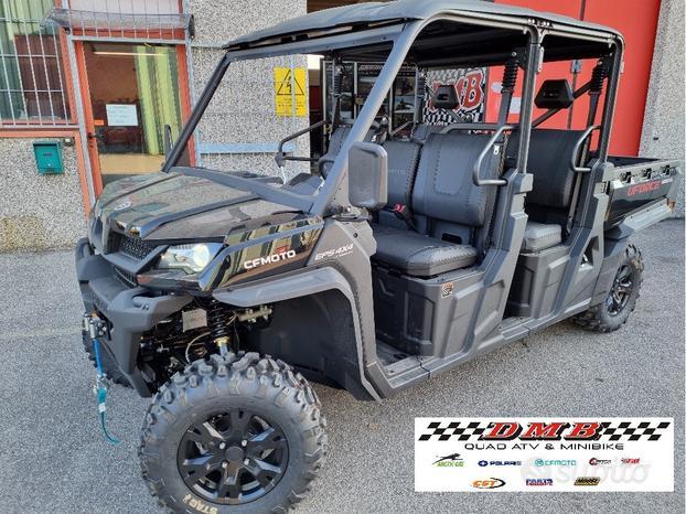 QUADRICICLO - UTV TARGA-AGRICOLA - 6 POSTI - 4X4 - PROMO KM 0