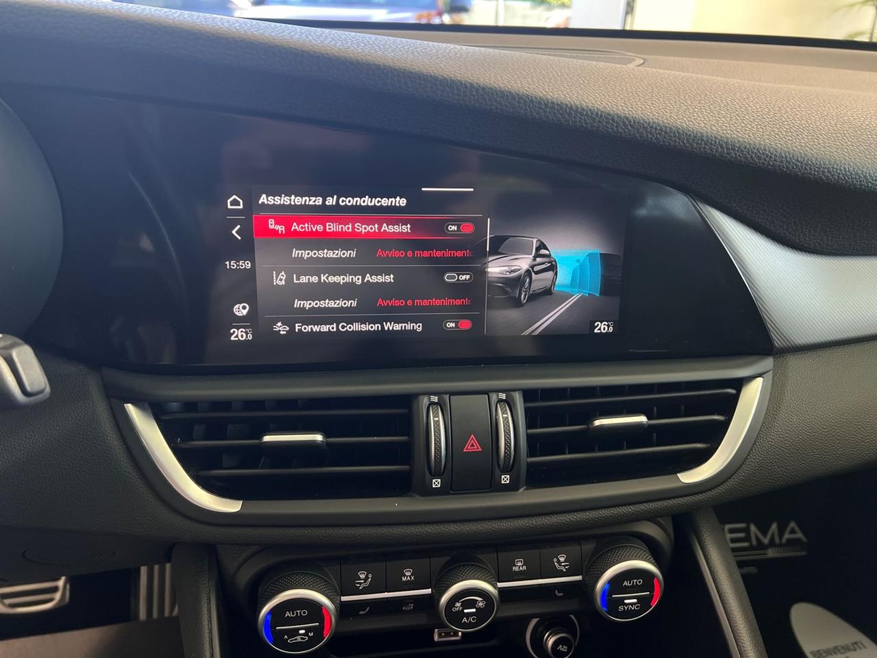 ALFA ROMEO Giulia 2020 2.2 Veloce Q4 210 cv auto - STORICO TAGLIANDI