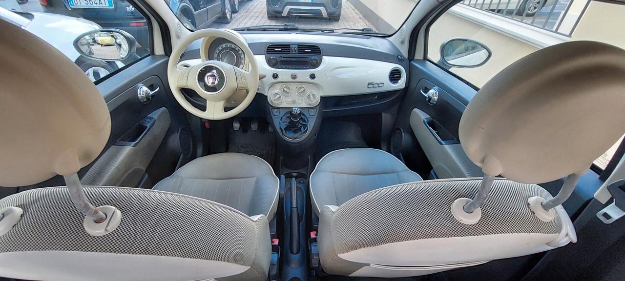 FIAT 500 LOUNGE 1,2 BENZINA TELEFONO TETTO PANORAMICO LEGA USB IMPECCABILE