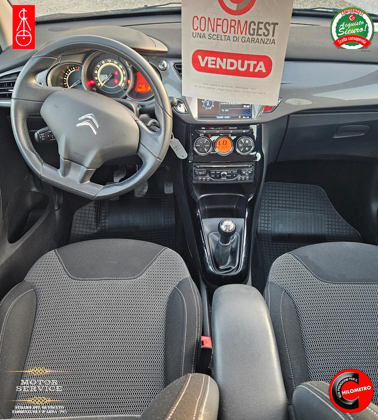 Citroen C3 1.2 benzina 82 Exclusive da 79€ mese