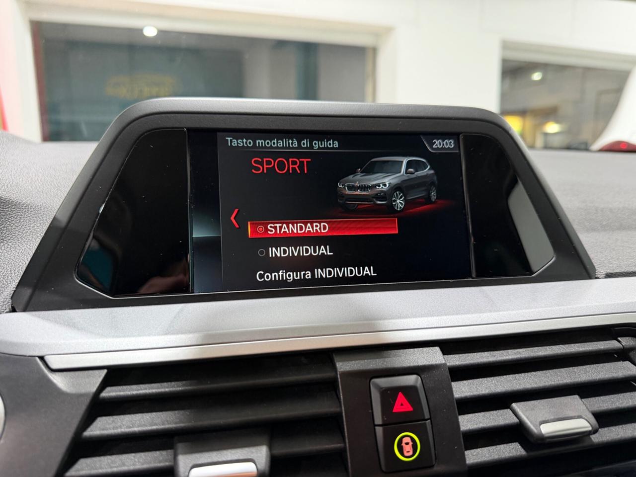 BMW X3 20D X-DRIVE 2018 *KM CERTIFICATI BMW *UNICOPROPRIETARIO