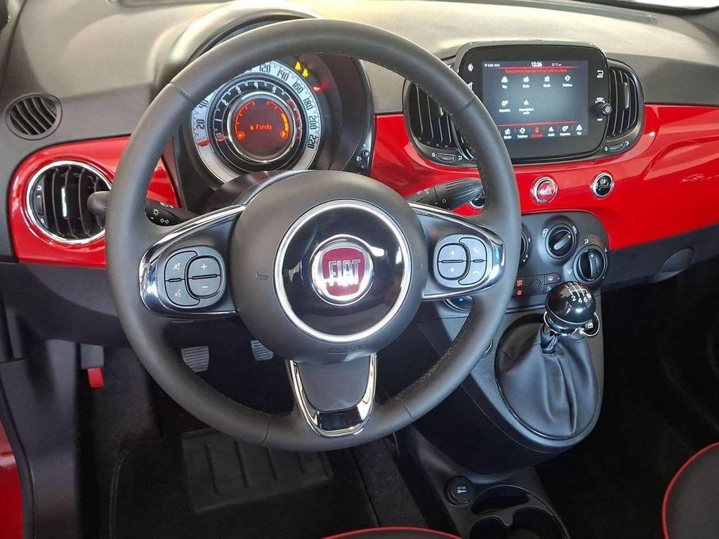 Fiat 500 1.0 FireFly Hybrid (Red)
