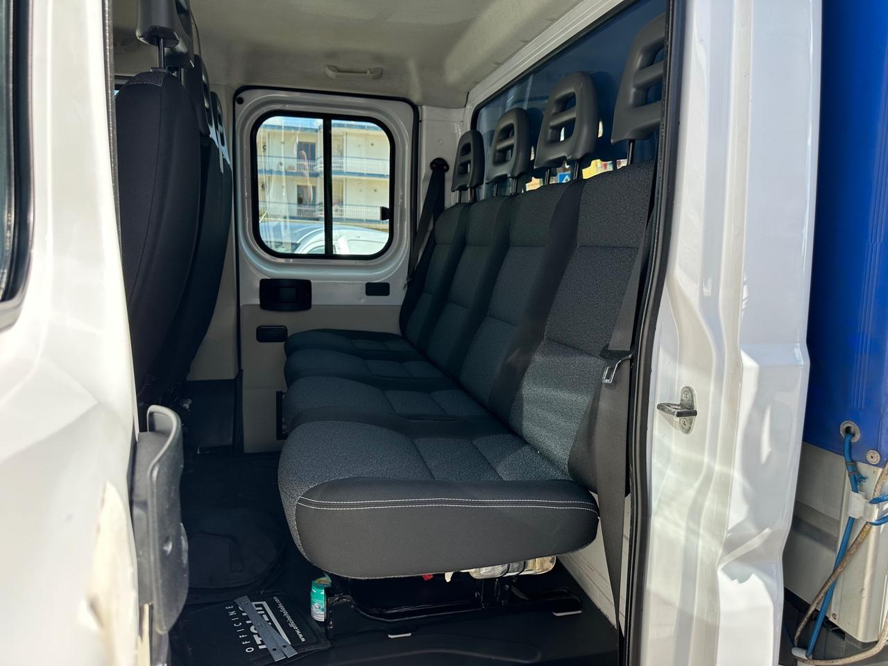 FIAT DUCATI DOPPIA CABINA 7 Posti CASSONE CON CENTINA