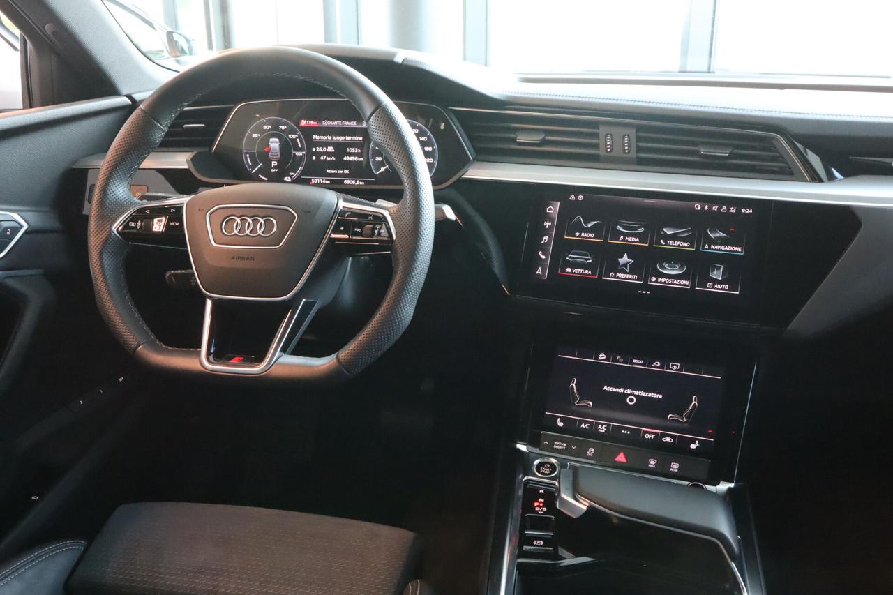 Audi eTron 55 408 CV QUATTRO S-LINE GANCIO 360 CAMERA MEMORY 21"