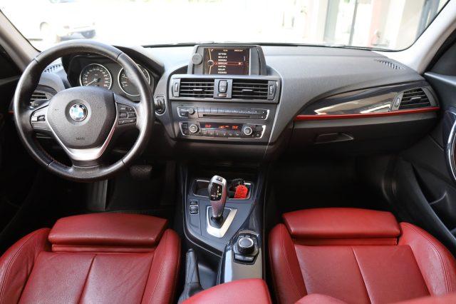 BMW 118 d 5p. Sport Automatica F20 Pelle ROSSA Cartier 18"
