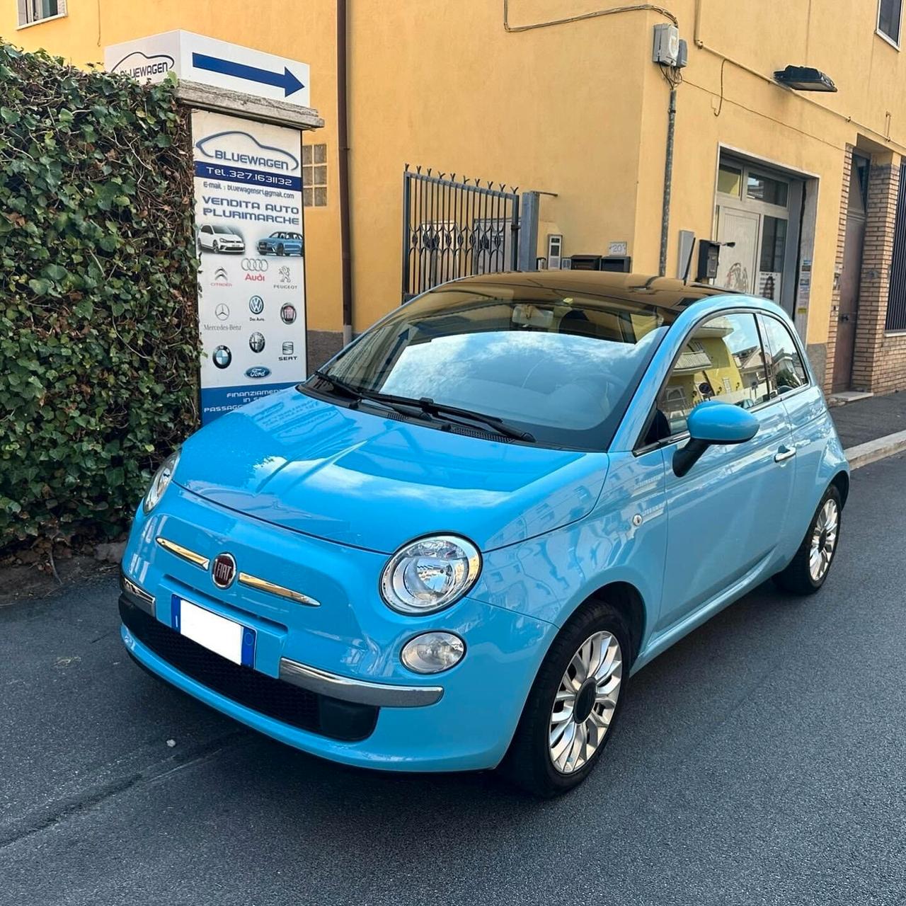 Fiat 500 1.2 Lounge EURO 6 TETTO PANORAMICO GOMMATA PERFETTA SEMPRE GARAGE FINANZIABILE