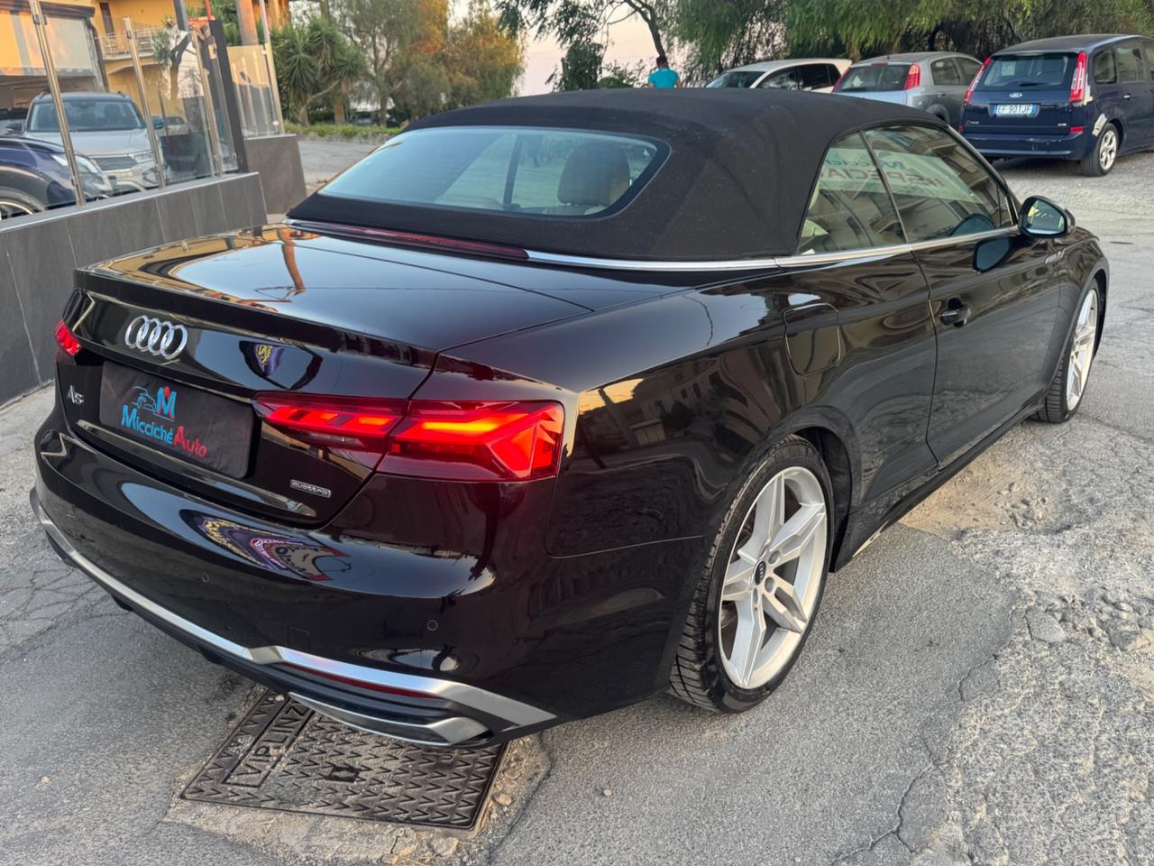 AUDI A5 CABRIO 2.0 TDI 204 CV MHEV S-LINE QUATTRO FULL IVA