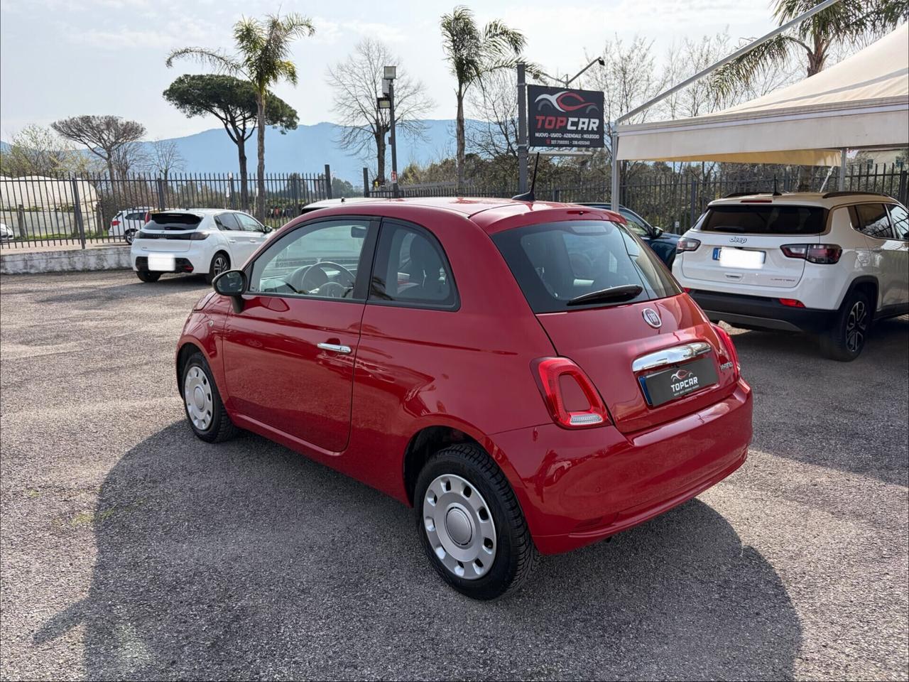 Fiat 500 1.0 Hybrid Red